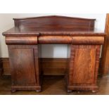 ****** ITEM LOCATION BISHTON HALL********** A William IV mahogany pedestal chiffonier, Circa 1830