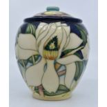 Moorcroft: A Moorcroft Limited Edition 'Lilies' covered jar by Emma Bossons, no 218. Height approx