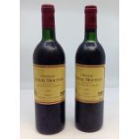 Two bottles of Chateau Lynch Moussas 1989 (2 x 75cl)