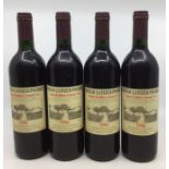 Four bottles of Chateau La Fleur Pourret 1986 (4 x 75cl)