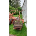 ***OBJECT LOCATION BISHTON HALL ***  A vintage rotivator with Briggs & Stratton engine