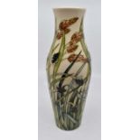 A Moorcroft Savannah vase designed by Emma Bossons, date 2001, 26cm high with box and sleeve