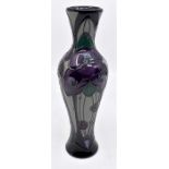 Moorcroft: A Moorcroft 'Rennie Mackintosh Rose' trial vase by Rachel Bishop. Height approx 20.5cm.
