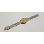 An Ebel ladies' stainless steel, gold and diamond bracelet watch, ref. 183930, quartz movement,