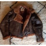A WW2 PERIOD RAF Interest flying jacket belonging to Jack Venning, numbered 460, dated 1944 and with