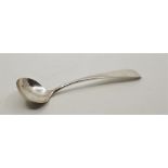 A Scottish George III old English pattern silver sauce ladle, by John McKay, Edinburgh 1806,