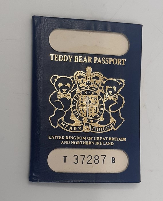 Sooty passport Sooty spain, used in  a Pain in Spain circa 1996 Provenance from a member of the