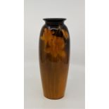 A Rookwood Pottery vase, painted with daffodils by Sarah Elizabeth Coyne (1891-1939), impressed