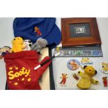 A large collection of Sooty memorabilia including a hat worn by Sooty production