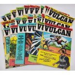 A collection of Vulcan comics: Issue 1-28 inclusive, (27th September 1975 - 3rd April 1976),