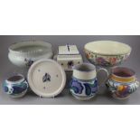 A group of twentieth century Carter, Stabler, Adams & Co Poole Pottery wares, c.1930. To include: