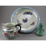 A group of early twentieth century ceramics, c. 1930-40. To include a large Carlton Ware Armond