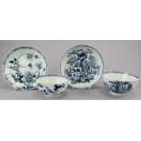 A late eighteenth century Seth Pennington, Liverpool Rural Scenery tea bowl and saucer and a