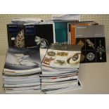 A large quantity of jewellery auction catalogues, principally Bonhams and Wooley and Wallis and a