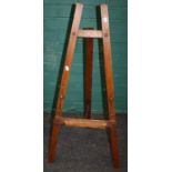 A small early 20th century artist's easel 100 x 47 cms.