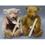 A Steiff 1946-1996 limited edition bear, 'Theo', 42 cms, together with a 1996 British Collector's