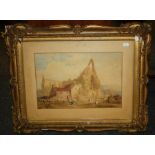 A 19th century English school "Tintern Abbey", watercolour unsigned but inscribed verso.  27 x 41cm