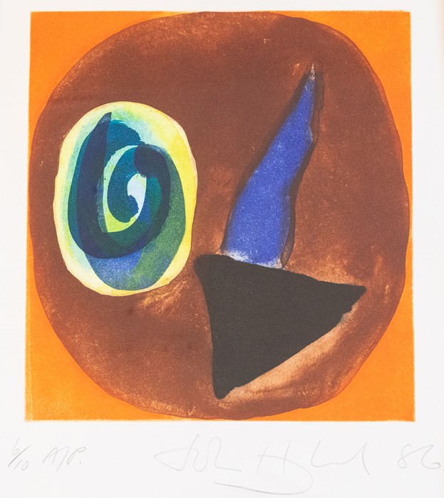 John Hoyalnd R.A. (British, 1934-2011), Encircling Stone, signed and dated 1986 l.r., Artist Proof