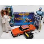 **REOFFER NOV AC 20-50** Superheroes includes Dukes of Hazzard remote control car, Chitty collectors