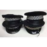 Police interest. 4 x  UK police officer hats (4)