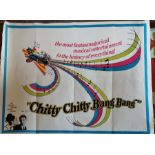 Movie posters. Very rare Chitty Chitty Bang Bang movie poster. Circa 1968/69.  Condition: This had
