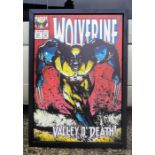 Marvel Wolverine #67 signed by Stan Lee  - Valley O' Death! - Washington Green. Boxed canvas.