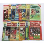 A collection of approx 50 football handbooks from the Marshall Cavendish Collection, weekly