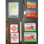 Vintage Board Games  to include Ship-A-Hoy, Buccaneer, Totopoly, Monopoly. All appear complete,