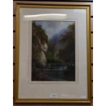 John Thorley (19th Century, Derbyshire) Four various watercolours to include: two depicting