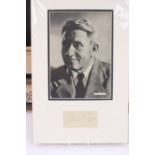 Spencer Tracy Film Star Actor - SIGNED AUTOGRAPHED DISPLAY