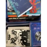 ***OBJECT LOCATION BISHTON HALL***3 BOXES of Soul and R&B and Pop books - hard and soft back