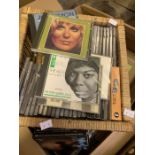 ***OBJECT LOCATION BISHTON HALL***3 boxes of cds mostly pop and soul and 60s and classical including
