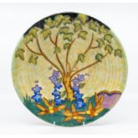 A Crown Devon Riddings plate with tree and flowers