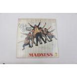 Autographed vinyl LP record Madness - signed by four