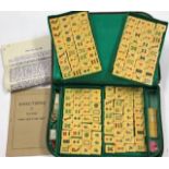 A Chinese Mahjong game, complete set