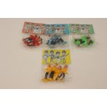 Beatles original plastic cake decorations in bags - Figures of the Beatles 4 packs or 4 figures