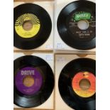 ***OBJECT LOCATION BISHTON HALL***lot of 4 soul records - 7 inch - Johnny k - I got bills to pay cat
