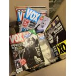 ***OBJECT LOCATION BISHTON HALL***A Quantity of VOX Magazines and Mojo from the 90s
