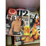 ***OBJECT LOCATION BISHTON HALL***A Quantity of Q MUSIC MAGS from the 90s