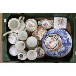 A Royal Crown Derby collection of ceramics including Derby Posies, vases, tea wares, jars pin