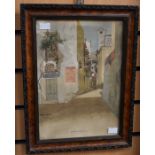 Rud Schiler, 1918, Strava De Folovaro, watercolour, 22.5cms wide x 32cms high approx, framed