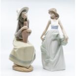 Two Nao figures of young ladies