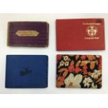 Four various autograph books, containing various autographs, mostly mid 20th Century and later