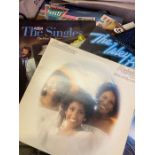 ***OBJECT LOCATION BISHTON HALL***A box of vinyl lp records including soul and pop - Gladys Knight -