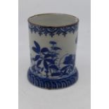 A 19th Century Chinese ceramic blue and white brush pot