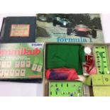 A collection of vintage table top games including Subbuteo football and cricket Lego, Airfix,