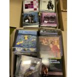 ***OBJECT LOCATION BISHTON HALL***2 x boxes of soul cds including the elgins - stevie wonder -