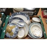 A collection of 20th Century dinner, tea and kitchen wares, including a 1920's dinner service,