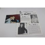 Charlie Hodge and Brenda Lee autographs Conversions on Elvis - 2001 theatre Program signed also by