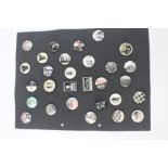 MUSIC POP / SKA - Collection of original button and metal pin badges including two-tone - selector -